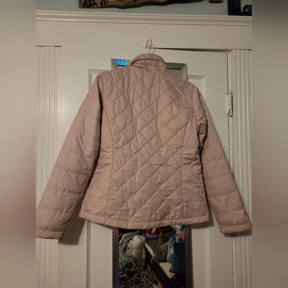 🆕️Columbia Sportswear Co Womens Down Puffer Jacket- Pale Pink - Picture 2 of 9